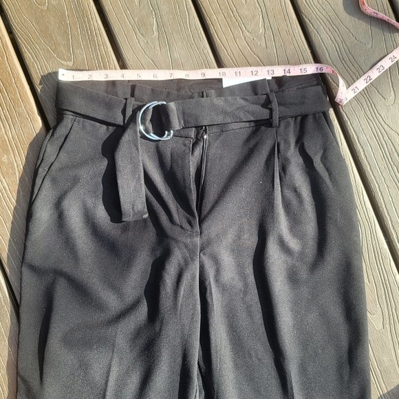 Ann Taylor Tall Belted Paperbag Ankle Pant, NWT, size 8 Tall - Picture 8 of 9